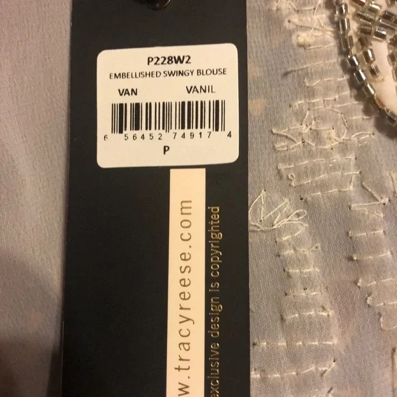 Anthropology/Tracy Reese, swingy beaded top, NWT - Picture 9 of 13